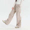 Women's high waisted drawstring cargo pants