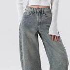 Women's loose wide leg jeans