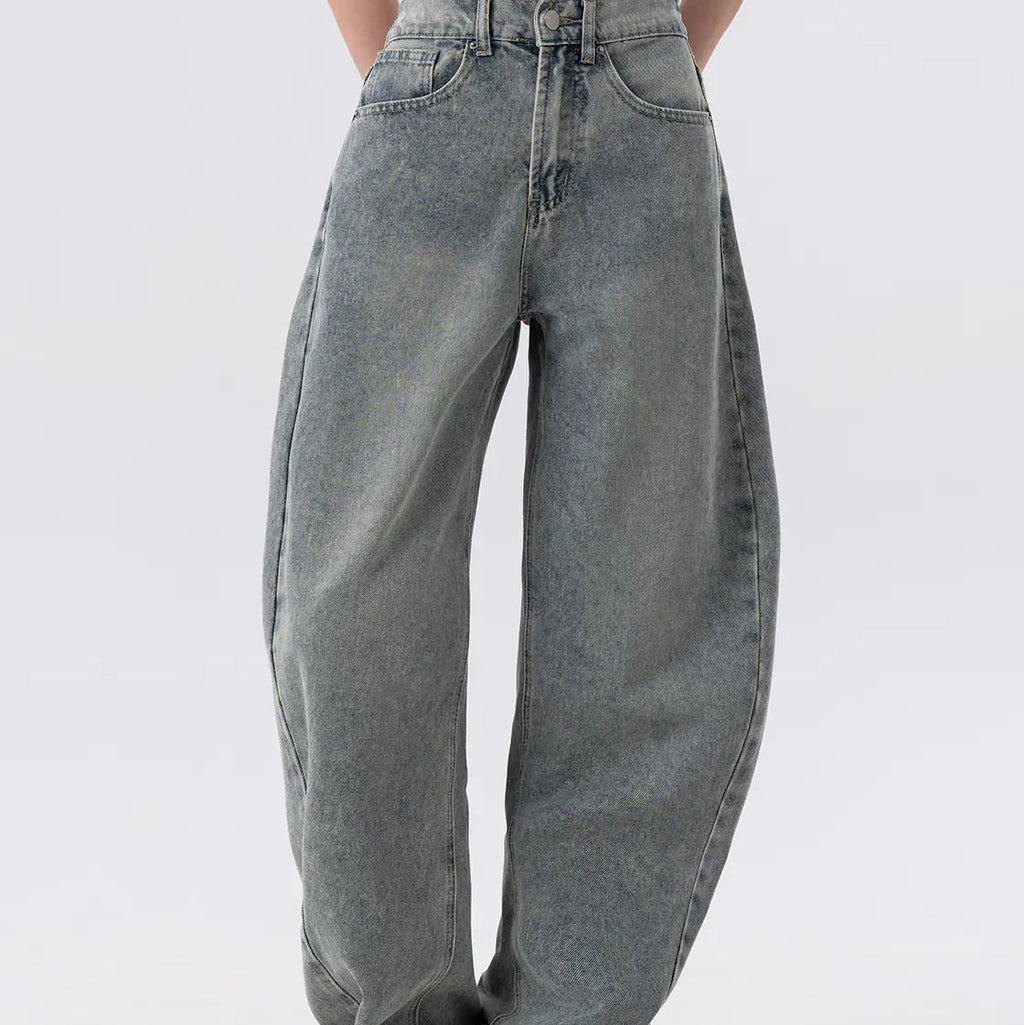 Women's loose wide leg jeans